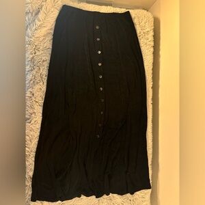 Coldwater Creek Black Maxi Skirt
